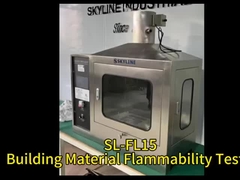 EN 11925-2 Entflammbarkeitstester für Baustoffe mit Touchscreen-Steuerung