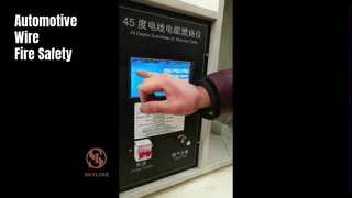 Kfz-Entflammbarkeitstester für Kabel ISO 6722