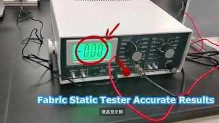Statiktester für Stoffe EN 1149 EN 1149-2 AATCC 76