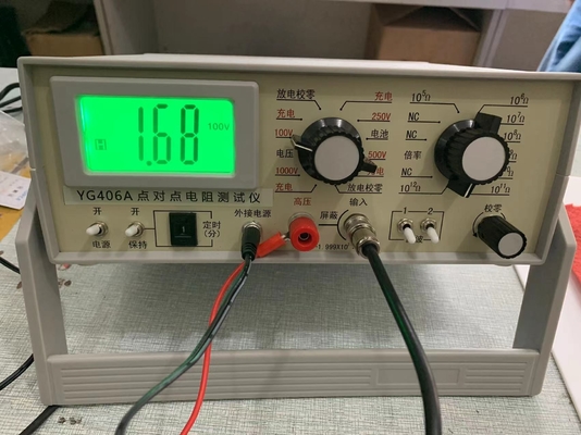 Stoff-Oberflächenwiderstandsprüfer mit digitaler Anzeige EN 1149-1 / EN 1149-2 AATCC 76