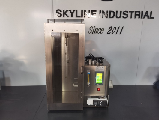 11-mm-Düse SL-FL76 Vertikaler Verbrennungstester (16CFR1615/1616) zum Testen von KINDER-NACHTWÄSCHE
