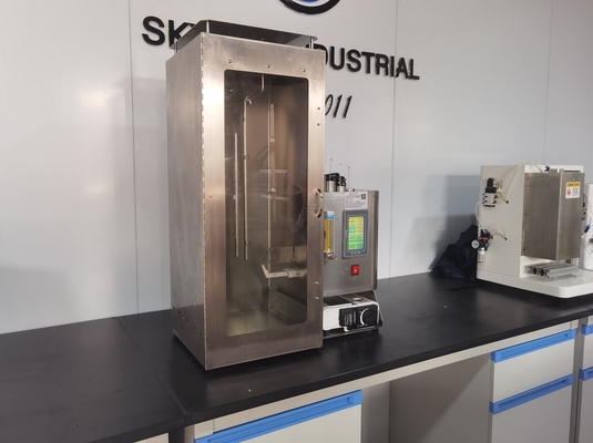 kaufen Textilgewebe-vertikales Feuer-Testgerät Online-Herstellung