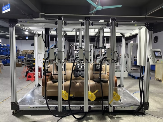 EN 4875/BIFMA X5.4/EN 1728 Drei-Sitzer-Sofa-Haltbarkeitsprüfer Sofa-Ermüdungsprüfmaschine