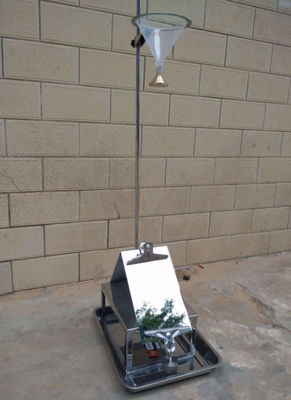 kaufen AATCC42 Stoffschlagdurchdringungstester mit 610 mm Kegelhöhe 335x285x1080 mm Online-Herstellung