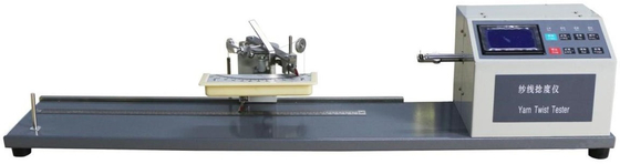 Gewebe-Twist-Tester für ASTM D1422/ISO 2061 Maximale Twist-Kontraktion 20 mm Prüfgeschwindigkeit 800 r/min