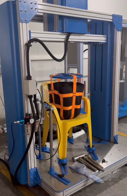BIFMA Indoor Chair 136kg Sitzprüfmaschine/Plastikstuhlprüfmaschine zur Prüfung der Belastungsdauer von Stößen
