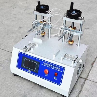 kaufen Schalter Tastaturen Telefon 8 Stationen Pneumatischer Knopf Lebensdauer Müdigkeit Testmaschine Schlüssel Haltbarkeit Tester Online-Herstellung