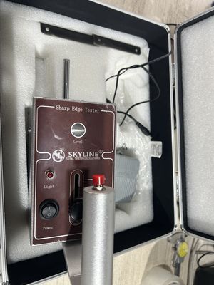 kaufen EN71-1 / ISO 8124-1 Konforme 1,35LB-Scharf-Kanten-Prüfmaschine mit 220V-Stromversorgung für Spielzeugsicherheit Online-Herstellung