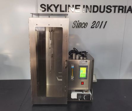 kaufen 16CFR 1615/16CFR 1616 Vertikaler Entflammbarkeitstester mit 300x80mm Probe und 40±2mm Flammenhöhe für Textilien Online-Herstellung