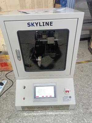 ISO 340 AS1334.10 Vertikaler Brennprüfer mit 10,5 mm Bunsen-Brenner und 0° 45° verstellbarer Drehung für die Entflammbarkeitsprüfung