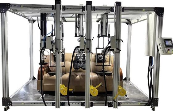 Ein guter Preis. Drei-Sitzes-Sofa-Haltbarkeitsprüfmaschine Stuhl statische Belastung Tester Universalprüfmaschine EN 1728 EN12520 Online