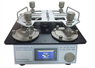4 Abnutzungs-Prüfvorrichtung des Prüfstand-SATRA TM31 Martindale mit 44mm Abnutzungs-Köpfen